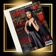 Load image into Gallery viewer, Magazine Cover Graduation Invitation with Photo