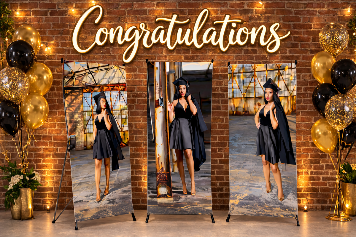 The Ultimate Graduation Celebration Backdrop Bundle - Complete Grad Su ...