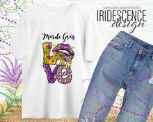 Load image into Gallery viewer, Mardi Gras LOVE T-Shirt / Sweatshirt