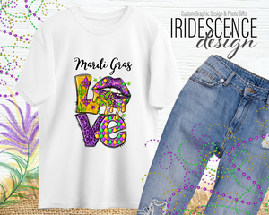 Mardi Gras LOVE T-Shirt / Sweatshirt