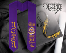 Load image into Gallery viewer, Graduation Stole with School, Name and Year