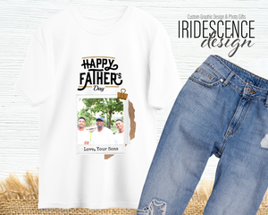 Happy Father's Day T-shirt with Photo