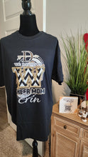 Load image into Gallery viewer, Cheer Mom t-shirt with Chevron print