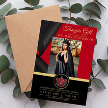 Load image into Gallery viewer, Graduation Invitation with Photo