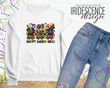 Load image into Gallery viewer, Happy Mardi Gras African American T-Shirt / Sweatshirt