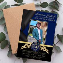 Load image into Gallery viewer, Graduation Invitation with Photo