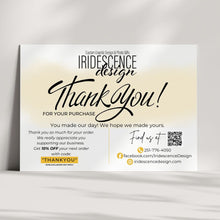 Load image into Gallery viewer, Business Thank You Cards - 4" x 6"