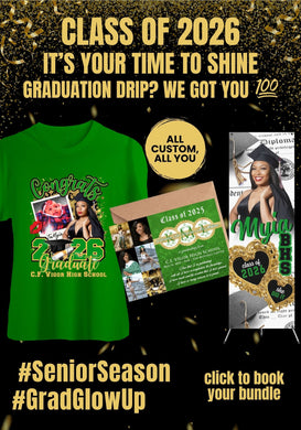 🎓 It's Your Senior's Time to Shine: The Ultimate Class of 2026 Graduation Bundle!