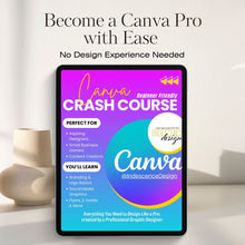 Load image into Gallery viewer, Canva Crash Course for Beginners - For Free and Pro Accounts