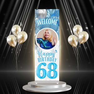 Custom Welcome Birthday Vinyl Banner - 2 Day turnaround