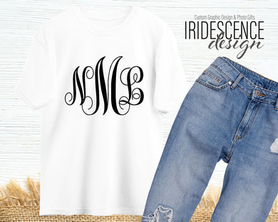 Custom Monogrammed Sweatshirt / T-Shirt