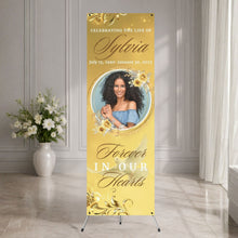 Load image into Gallery viewer, Memorial Funeral Vinyl Banner  - 2 Day turnaround
