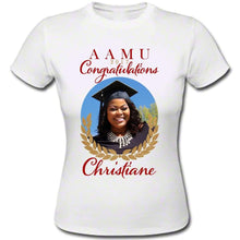 Load image into Gallery viewer, Graduation T-Shirt with Photo and Flourish