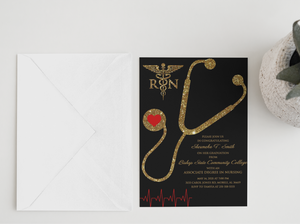 Nursing Graduation Invitation