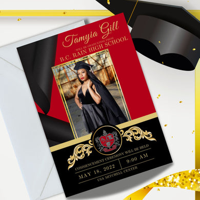 Graduation Invitation with Photo