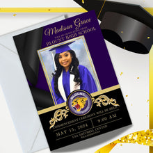 Load image into Gallery viewer, Graduation Invitation with Photo