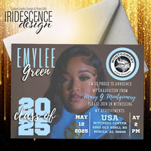 Load image into Gallery viewer, Graduation Invitation with Photos