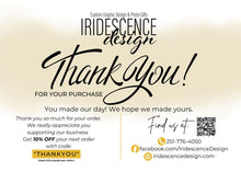 Load image into Gallery viewer, Business Thank You Cards - 4" x 6"