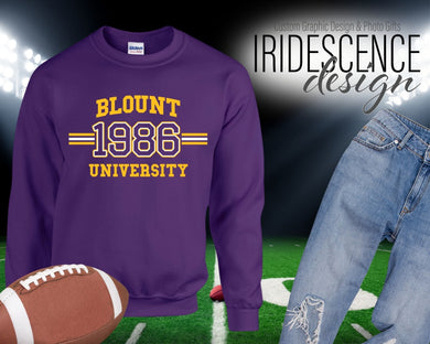 Blount University T-Shirt or Sweatshirt