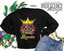Load image into Gallery viewer, Mardi Gras T-Shirt / Sweatshirt - Customize with Name
