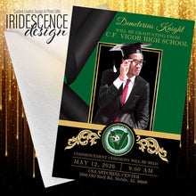 Load image into Gallery viewer, Graduation Invitation with Photo