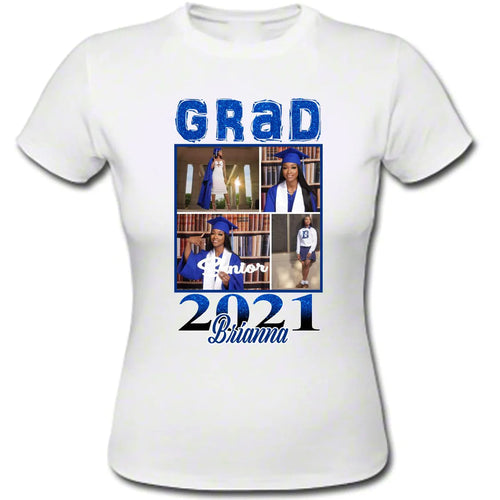 GRAD Graduation T-Shirt with Photos