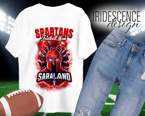 Saraland Spartans Football Mom T-shirt