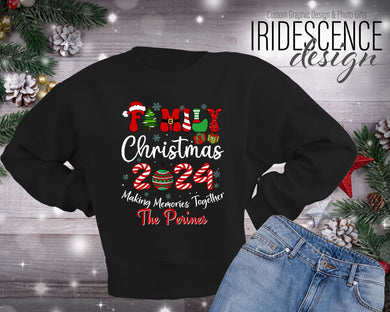 The Perines Christmas Family Sweatshirt / T-Shirt