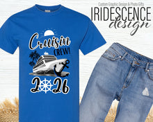 Load image into Gallery viewer, Cruisin Crew (Cruise) T-Shirts - Front and Back option