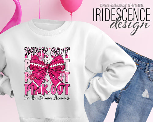 Breast Cancer Pink Out Sweatshirt / T-Shirt