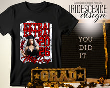 Load image into Gallery viewer, SPECIAL 10 or more - Custom Graduation t-shirts white or color t-shirt option available