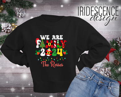 We are Family Christmas Sweatshirt / T-Shirt