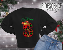 Load image into Gallery viewer, Christmas Monogrammed Sweatshirt / T-shirt