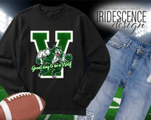 Load image into Gallery viewer, Vigor High School - The School that Spirit Built or Great day to be a Wolf with a Green Varsity V