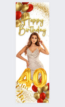 Load image into Gallery viewer, Custom Birthday Vinyl Banner - 2 Day turnaround