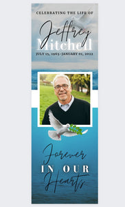 Funeral Memorial Vinyl Banner  - 2 Day turnaround