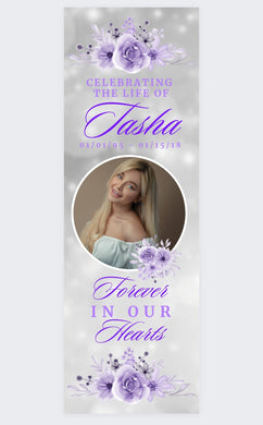 Funeral Memorial Vinyl Banner  - 2 Day turnaround