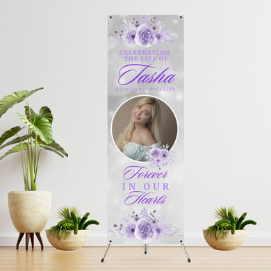 Funeral Memorial Vinyl Banner  - 2 Day turnaround
