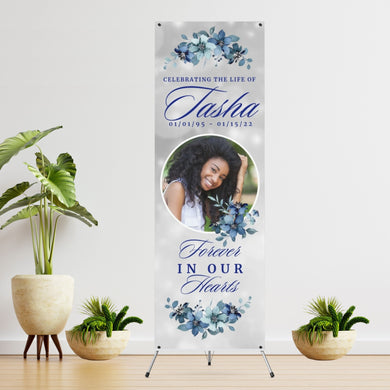 Funeral Memorial Vinyl Banner  - 2 Day turnaround