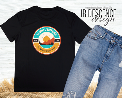 Color T-shirt with Full Color DTF Image on White or Color T-Shirts
