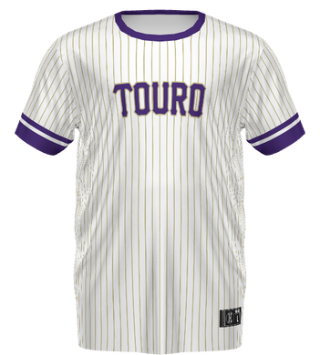 Striped custom baseball sports jersey