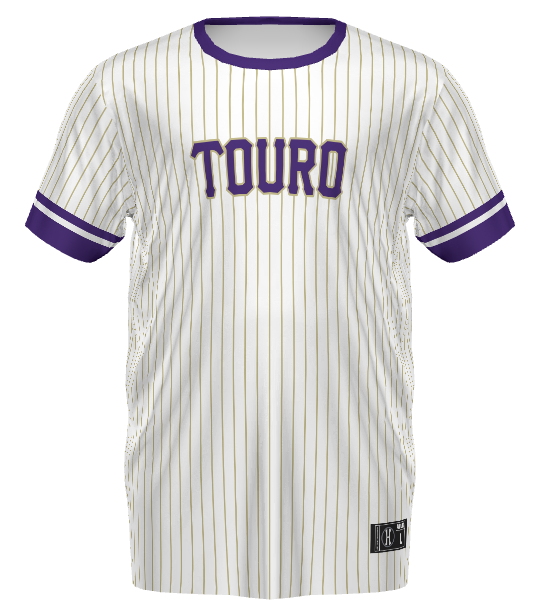 Striped custom baseball sports jersey