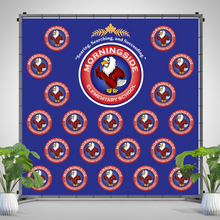 Load image into Gallery viewer, Step and Repeat Custom Vinyl Banner Backdrop  - RUSH or STANDARD Turnaround