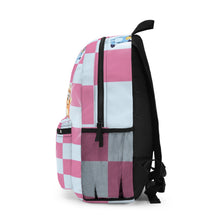 Load image into Gallery viewer, Bluey Backpack with Name - Pink with gold name