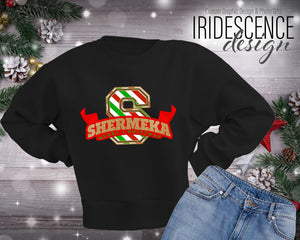 Monogrammed Merry Christmas Sweatshirt / T-Shirt with Name