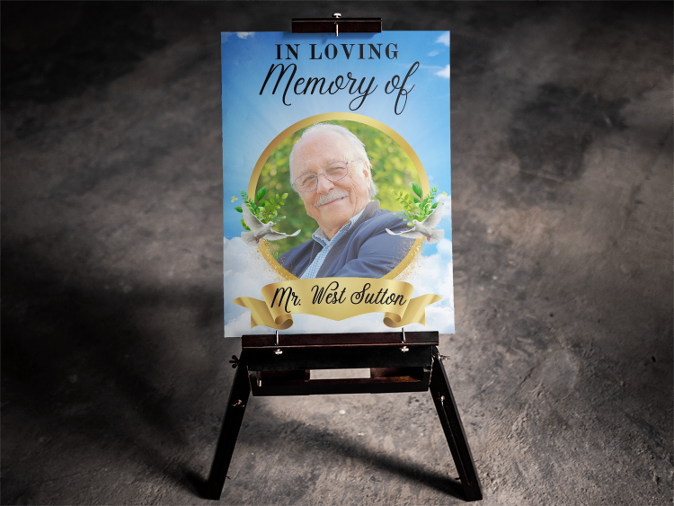 Memorial Custom Poster - Paperboard