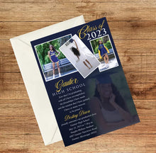 Load image into Gallery viewer, Digital Graduation Invitations