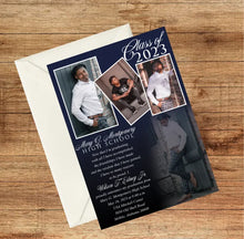 Load image into Gallery viewer, Digital Graduation Invitations