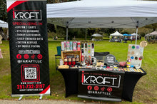 Load image into Gallery viewer, Tall Banner + Tablecloth Runner Bundle