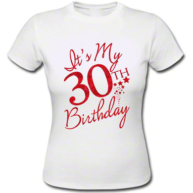 It's My Birthday T-shirt with age